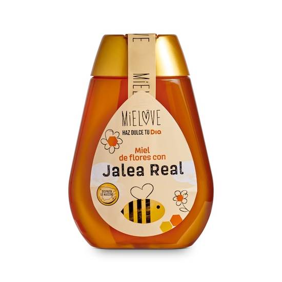 Miel de flores con jalea real Mielove frasco (250 g)