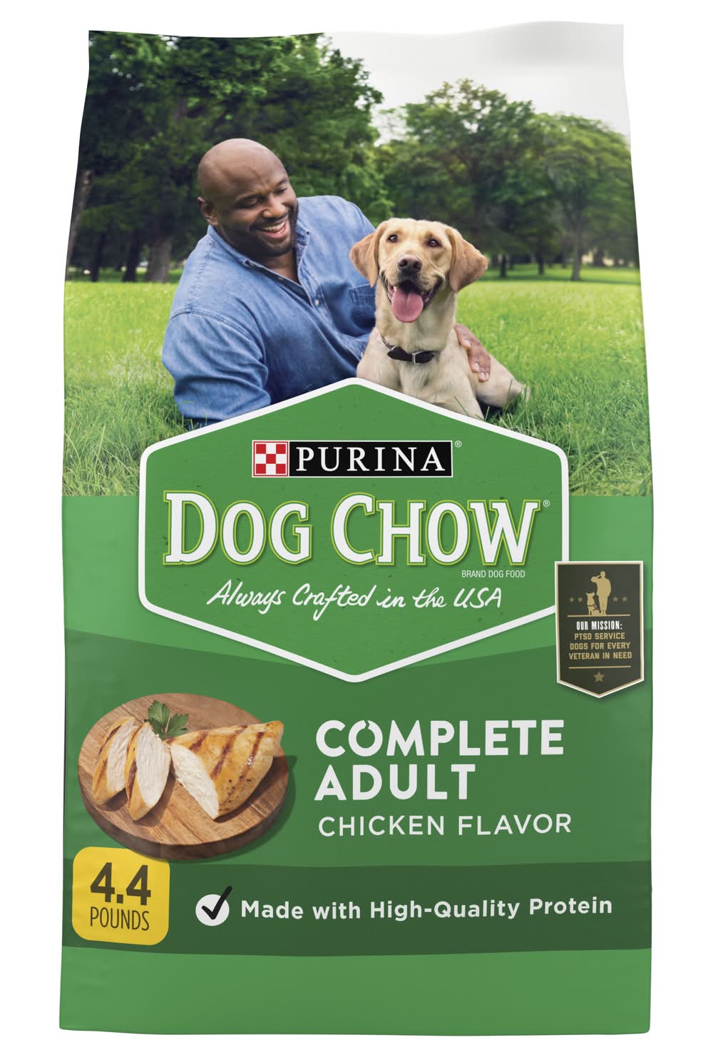 Purina Dog Chow Complete Dry Dog Food, Chicken, Adult (4.4 lbs)