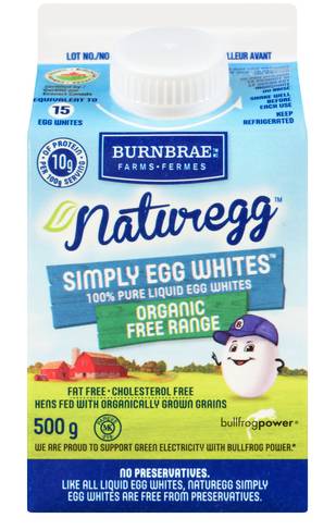 Burnbrae Farms Naturegg Organic Simply Egg Whites (500 g)