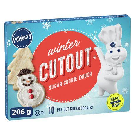 Pillsbury Winter Cutout Sugar Cookie Dough (206 g)