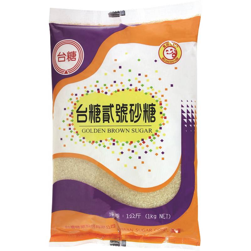 台糖貳號砂糖-1Kg <1Kg公斤 x 1 x 1Pack包>