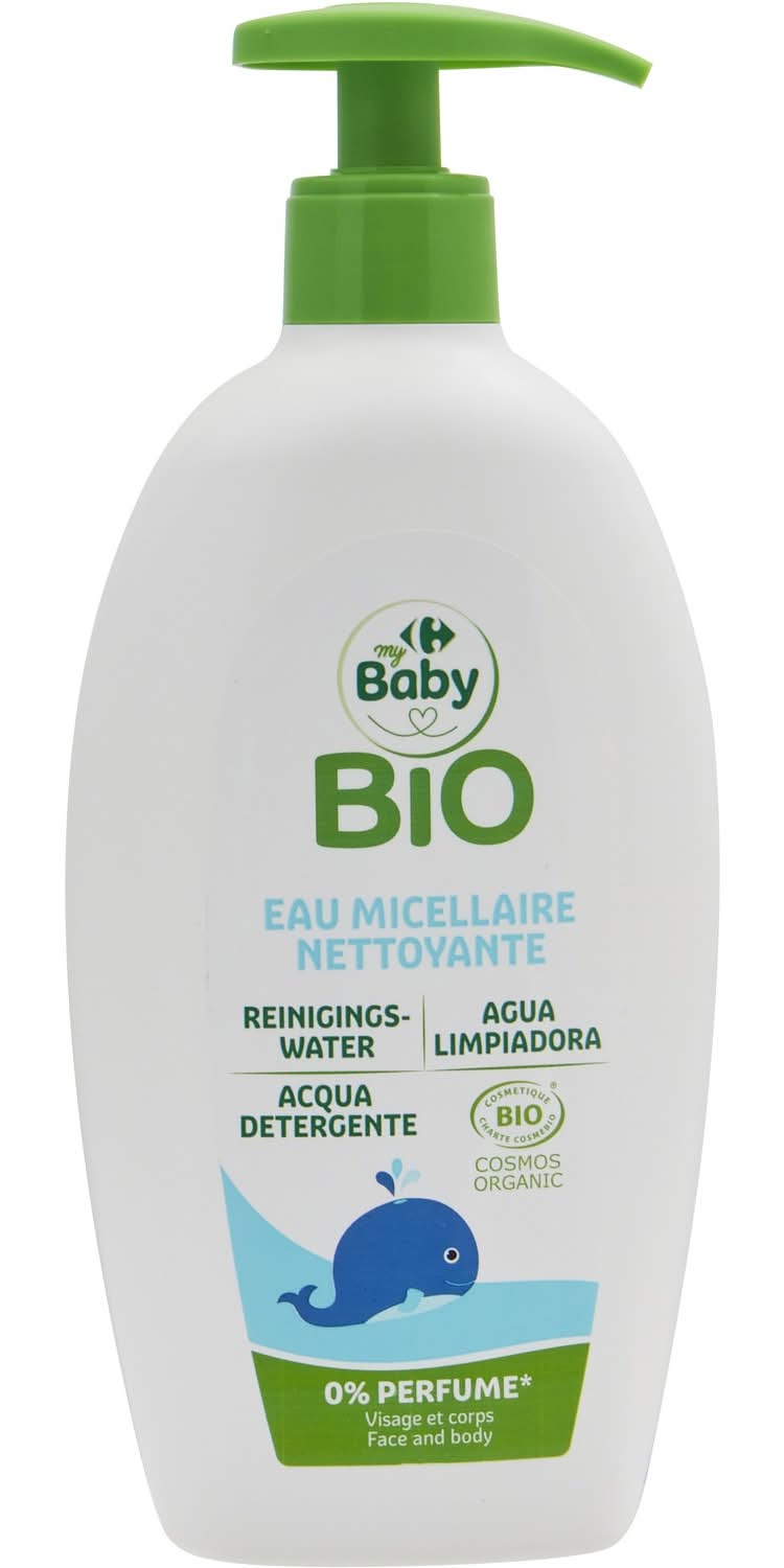 Carrefour Baby Bio - Eau micellaire nettoyante visage corps (500ml)