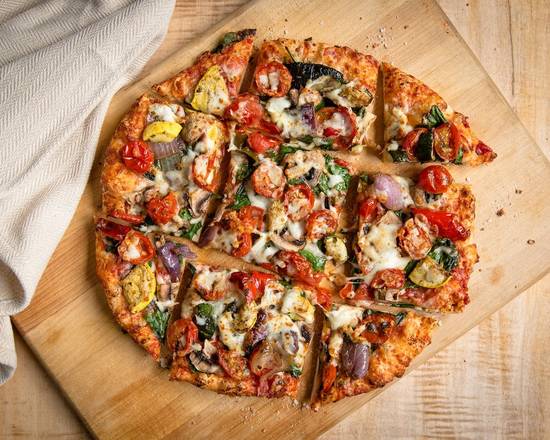 Veggie Extravaganza Chicago Thin Crust (10" Individual)