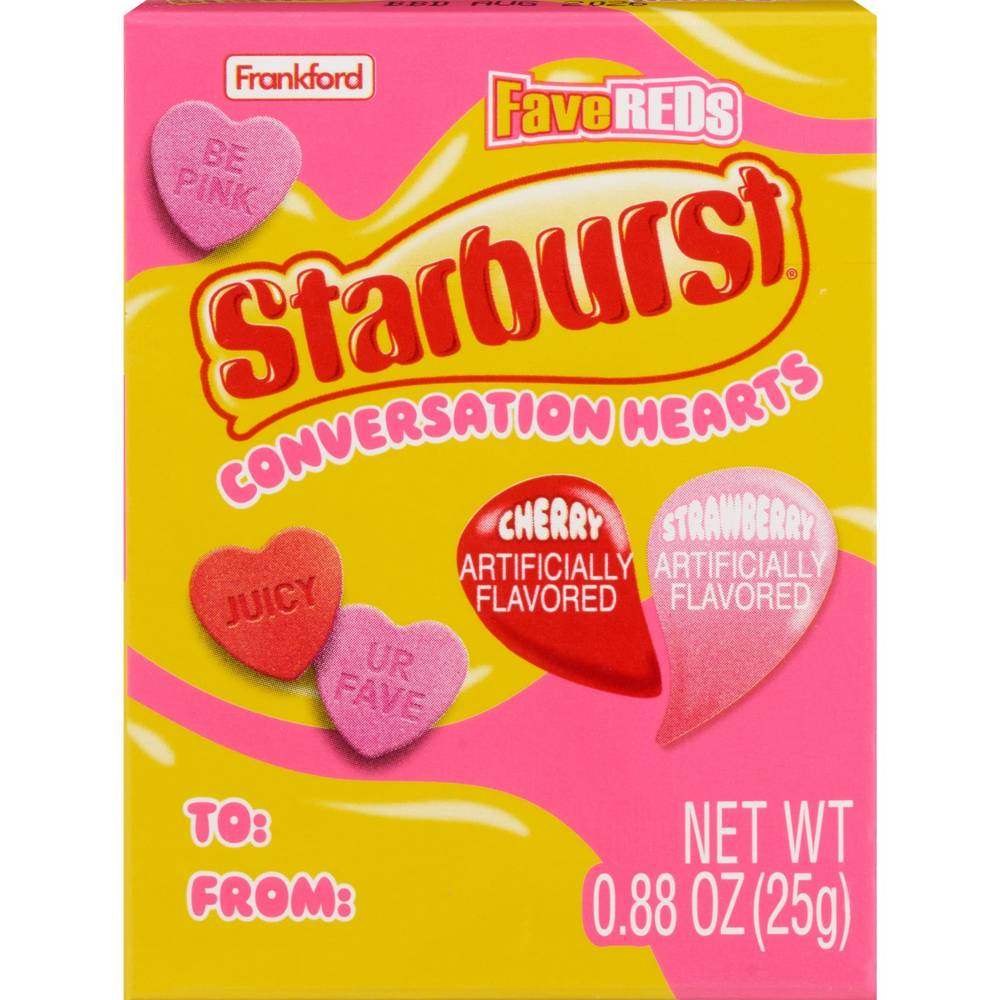 Starburst, Conversation Hearts Box, 0.88 Oz