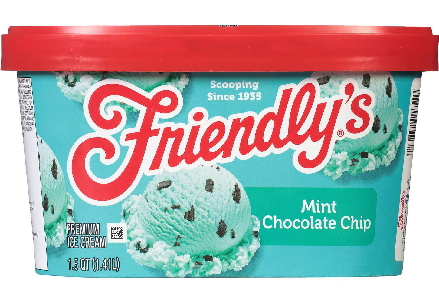 Friendly's Mint Chocolate Chip Premium Ice Cream (1.5 qt)