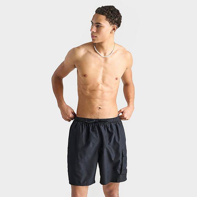 Nike Men's Packable Cargo Swim Shorts (medium/black)