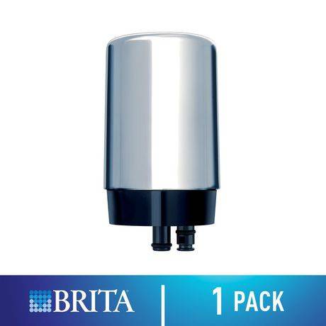 Brita filtre brita chrom pour syst me de filtration sur robinet en blanc  (500 ml) - on tap faucet water filter system replacement filters, white (1  count), Delivery Near You