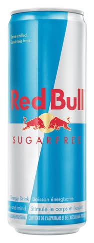 Red bull boisson énergisante sans sucre - sugar free energy drink (473 ml)