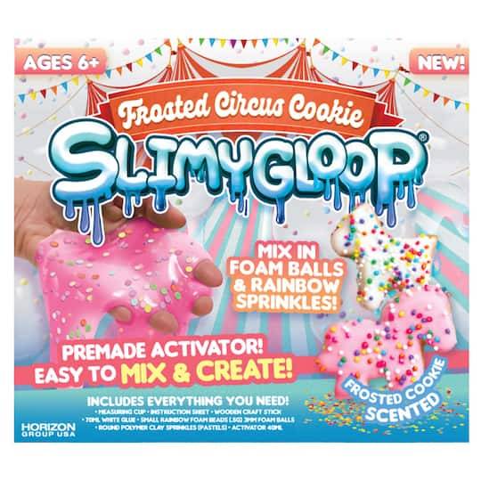 SlimyGloop Frosted Circus Cookie, Vanilla (7 ct)