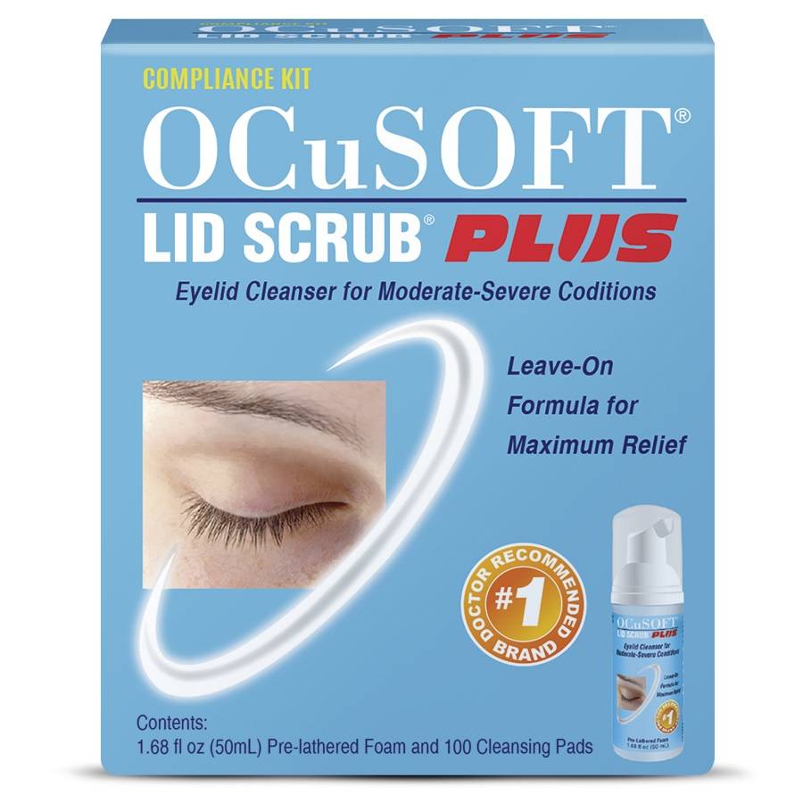 Ocusoft kit limpiador de parpados + esponjas (1 pieza)