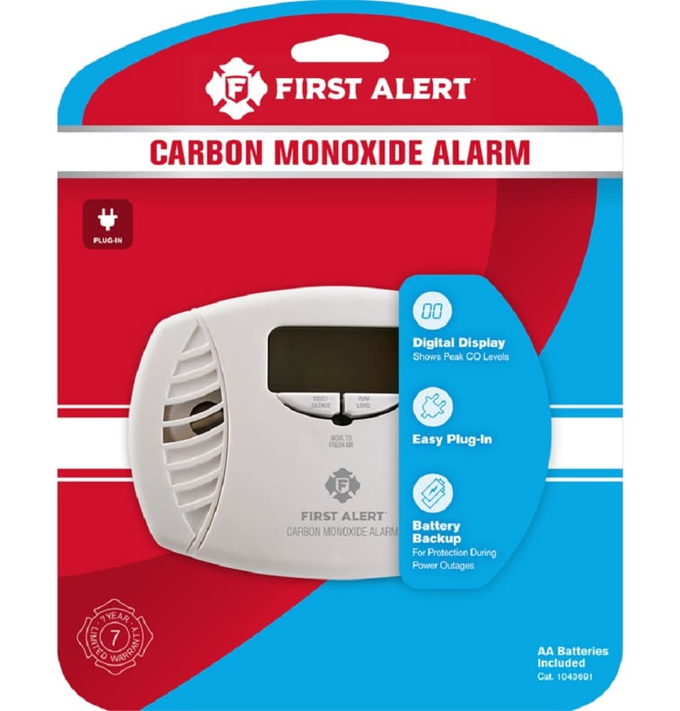 First Alert Plug-in Carbon Monoxide Detector