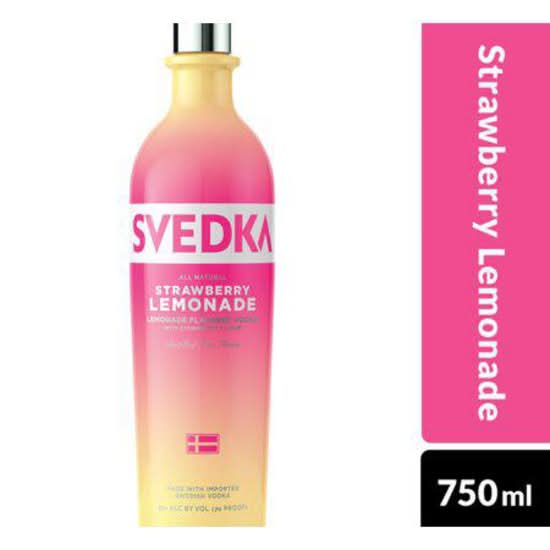 Svedka Strawberry Lemonade Flavored Vodka, 750 ml Bottle