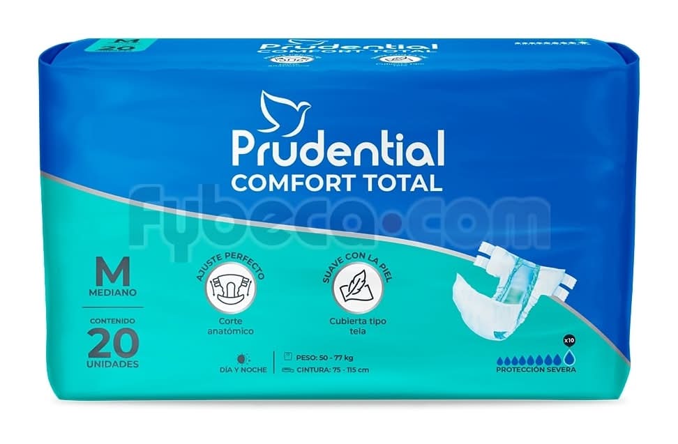 Prudential Comfort Incontinencia Mx20