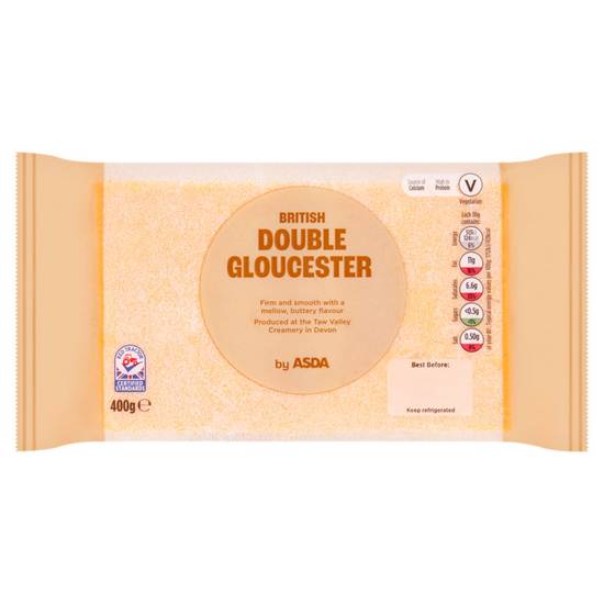 Asda British Double Gloucester Cheese 400g