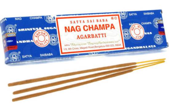 Satya Sai Baba Nag Champa Agarbatti Incense Sticks 750ml Bottle