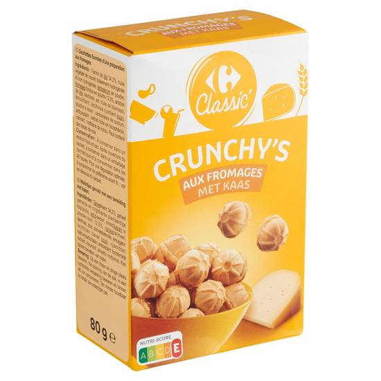 Carrefour Classic'' Crunchy''s aux Fromages 80 g