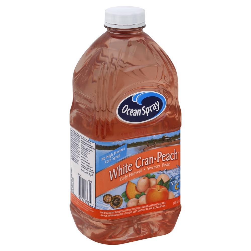 Oceanspray White Cran-Peach Juice Drink (64 fl oz)