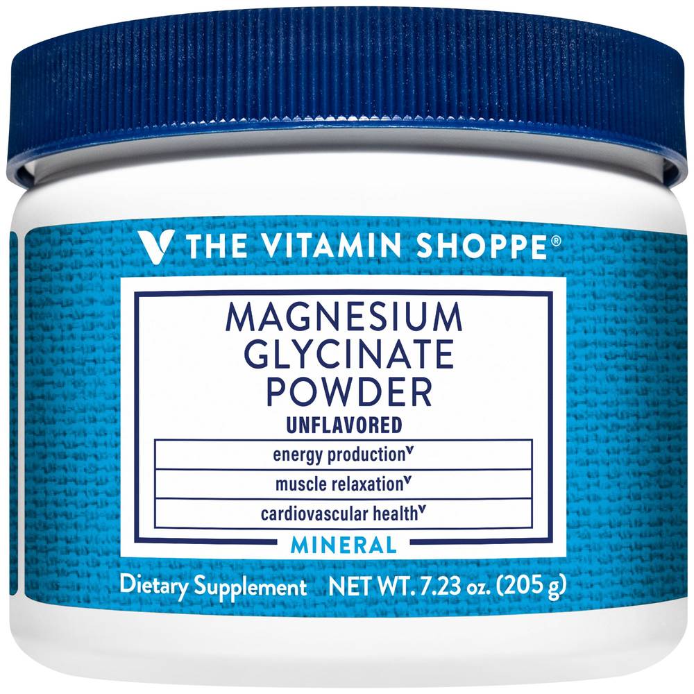 The Vitamin Shoppe Magnesium Glycinate Powder
