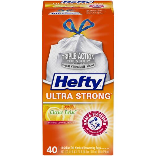 Hefty Ultra Strong Multipurpose Large Trash Bags, Black, White Pine Breeze  Scent, 30 Gallon, 50 Count : : Health, Household and Personal Care