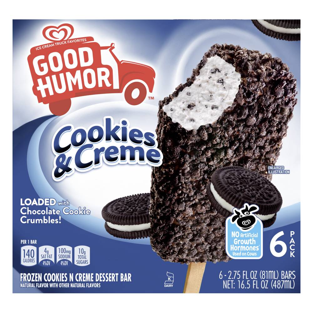Good Humor Cookies and Creme Dessert Bars (16.5 fl oz)