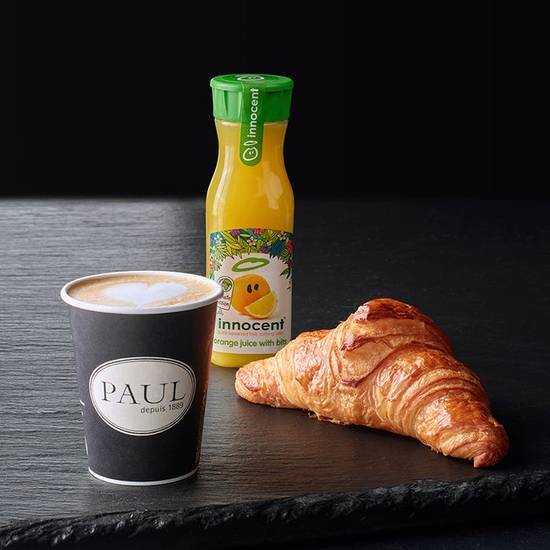 Menu petit déjeuner continental