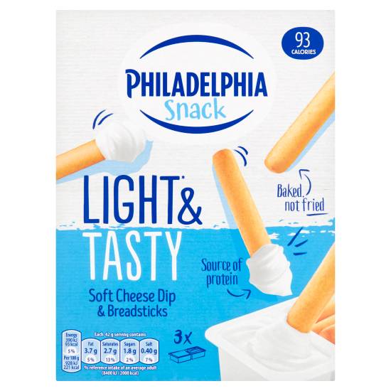 Philadelphia Light & Tasty Soft Cheese Snack (3 ct)