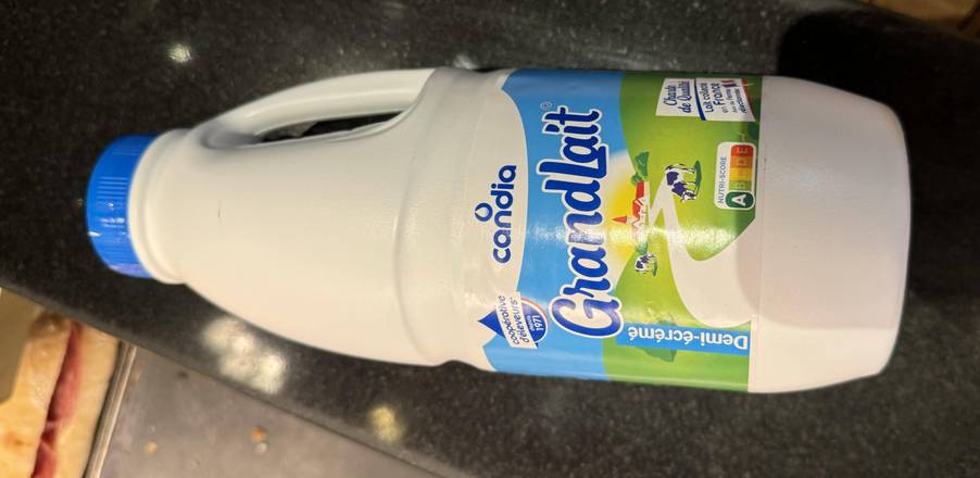 Lait Demi Ecrémé UHT 1L