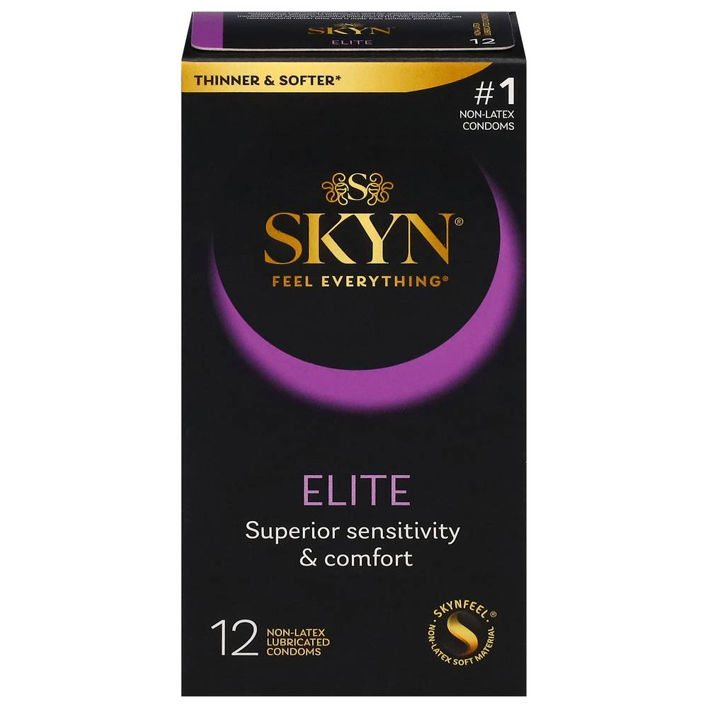 Skyn Elite Non Latex Lubricated Condom (12 ct)