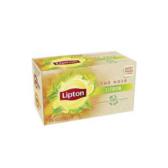 Thé noir saveur citron Lipton x25