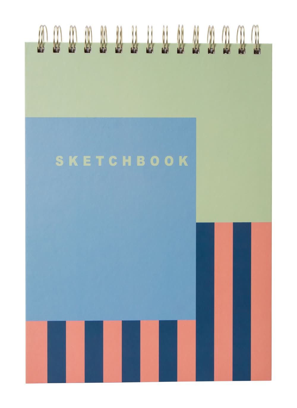 Twin Wire Sketchbook 8in x 11in Stripe