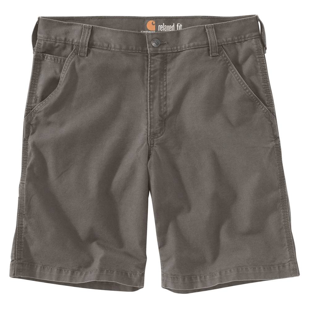 Carhartt Rugged Flex Relaxed Fit Canvas Work Shorts, Men, Size 30, Gray