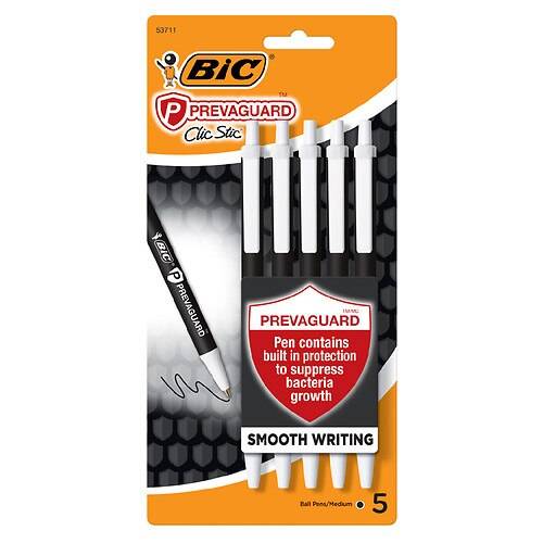 BIC Prevaguard Clic Stic Pens - 5.0 EA