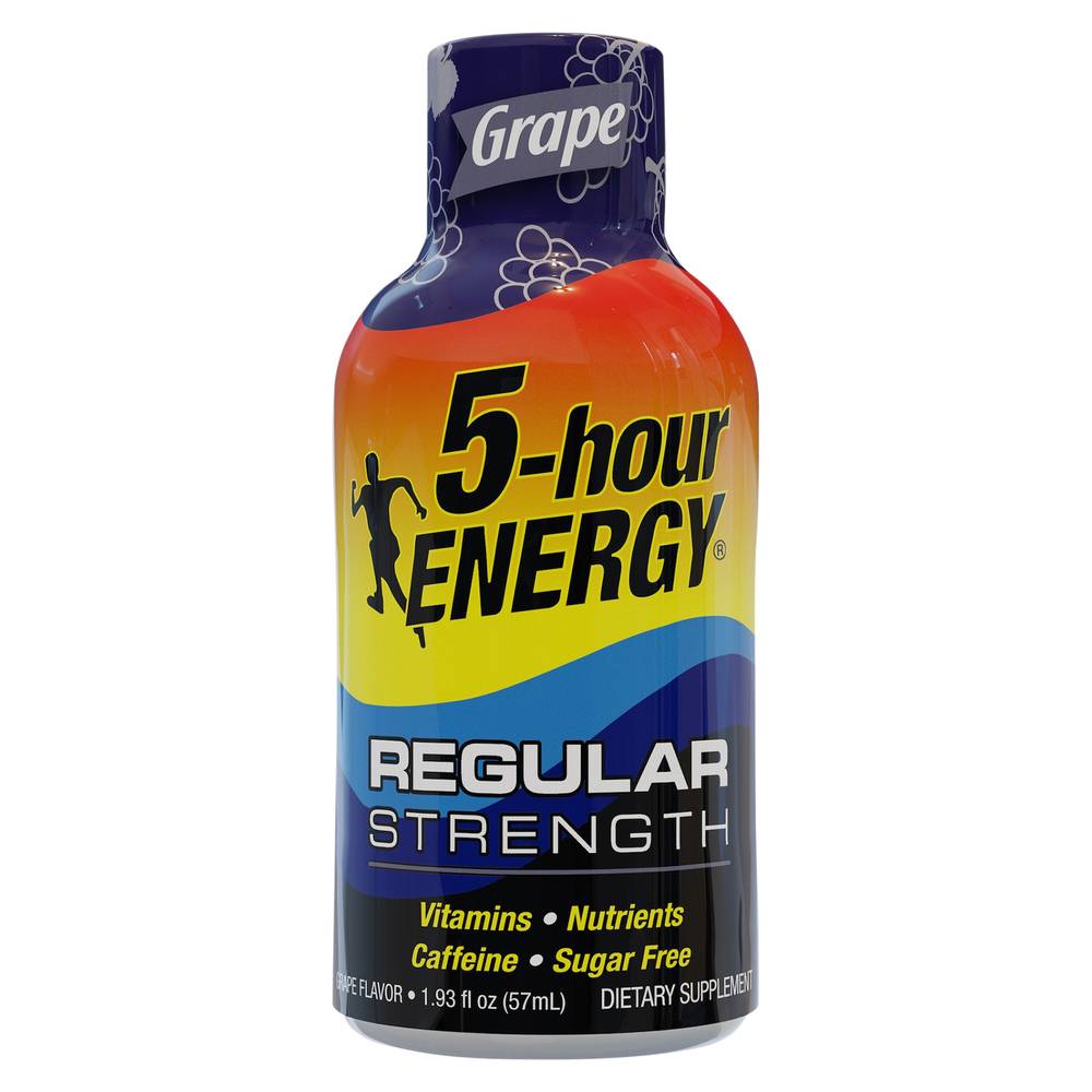 5-Hour Energy Regular Strength Energy Shot, Grape (1.93 fl oz)