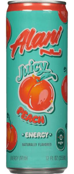 Alani Nu Juicy Peach 12oz