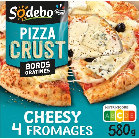 Sodebo - Pizza crust cheesy fromages