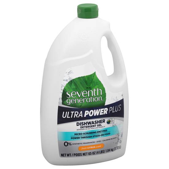 Seventh Generation Ultra Power Plus Dishwasher Detergent Gel