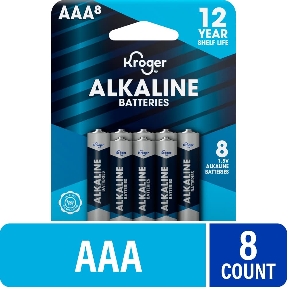 Kroger Alkaline Aaa Batteries (8 ct)