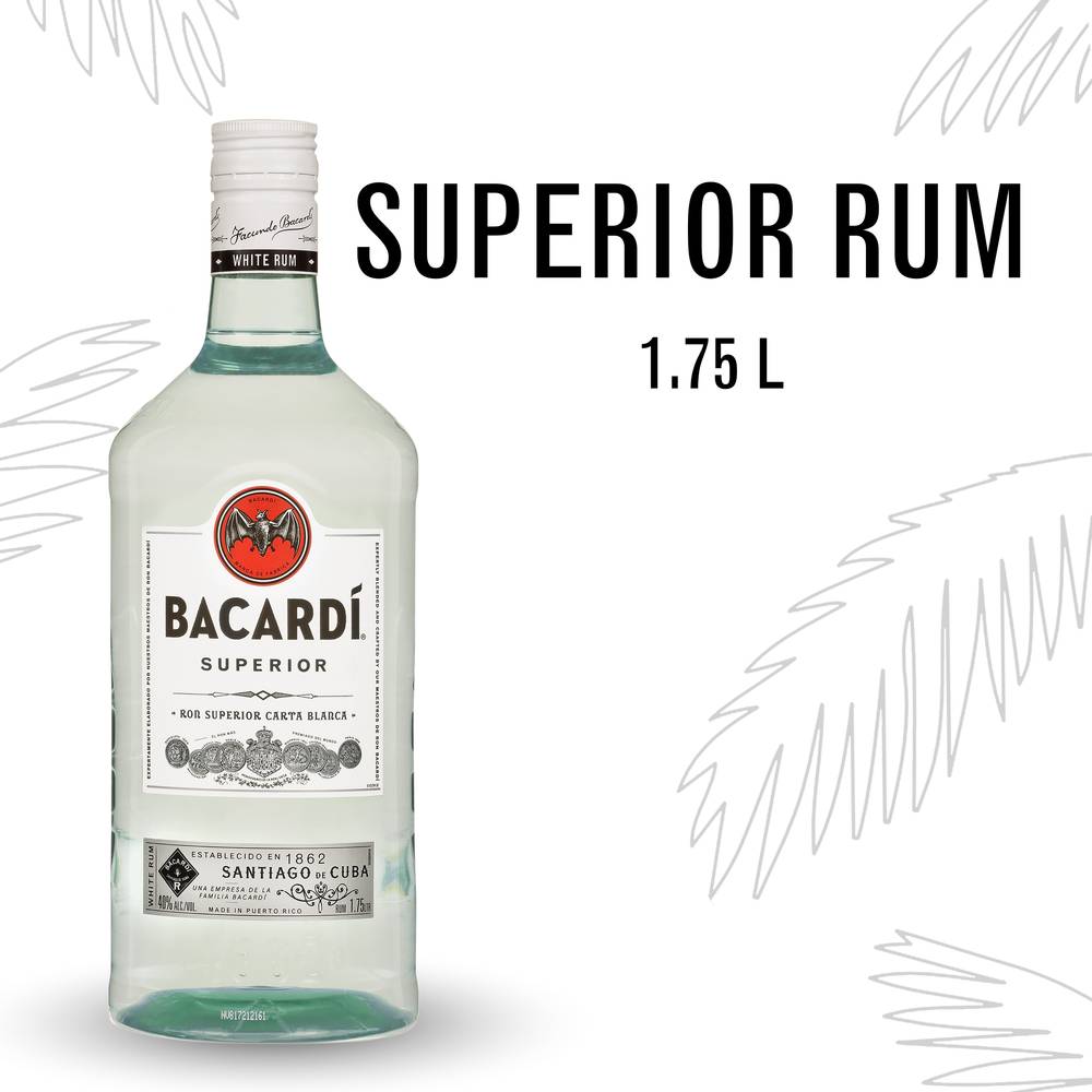 Bacardi Superior Rum (1.75 L) (vanilla-apricot