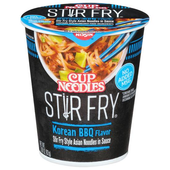 Nissin Stir Fry Asian Noodles in Sauce ( korean bbq)