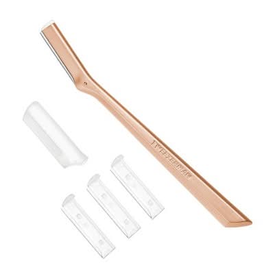 Tweezerman Facial Razor, Rose Gold