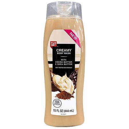 Walgreens Creamy Cocoa Butter & Shea Body Wash - 15.0 fl oz