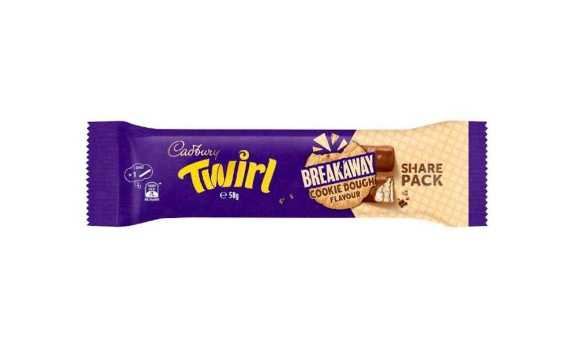 Cadbury Twirl Breakaway Cookie Dough 58G