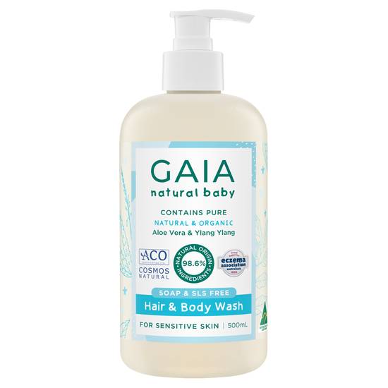Gaia Baby Hair & Body Wash 500ml