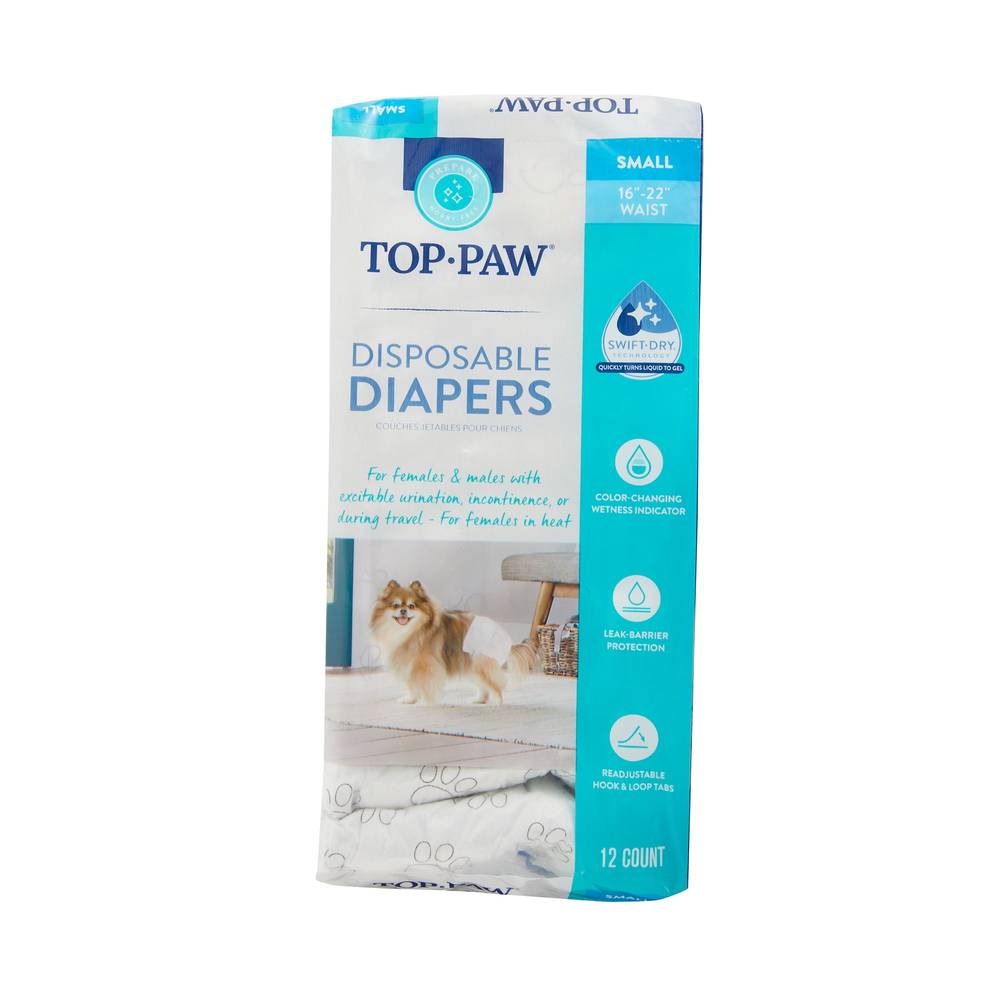 Top Paw Disposable Dog Diapers (small)