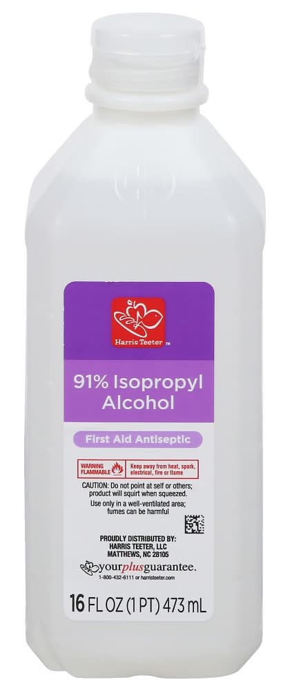 Harris Teeter 91% Isopropyl Alcohol First Aid Antiseptic (16 fl oz)