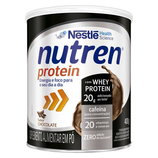 Nestlé nestlé suplemento em pó sabor chocolate nutren protein (400 g)