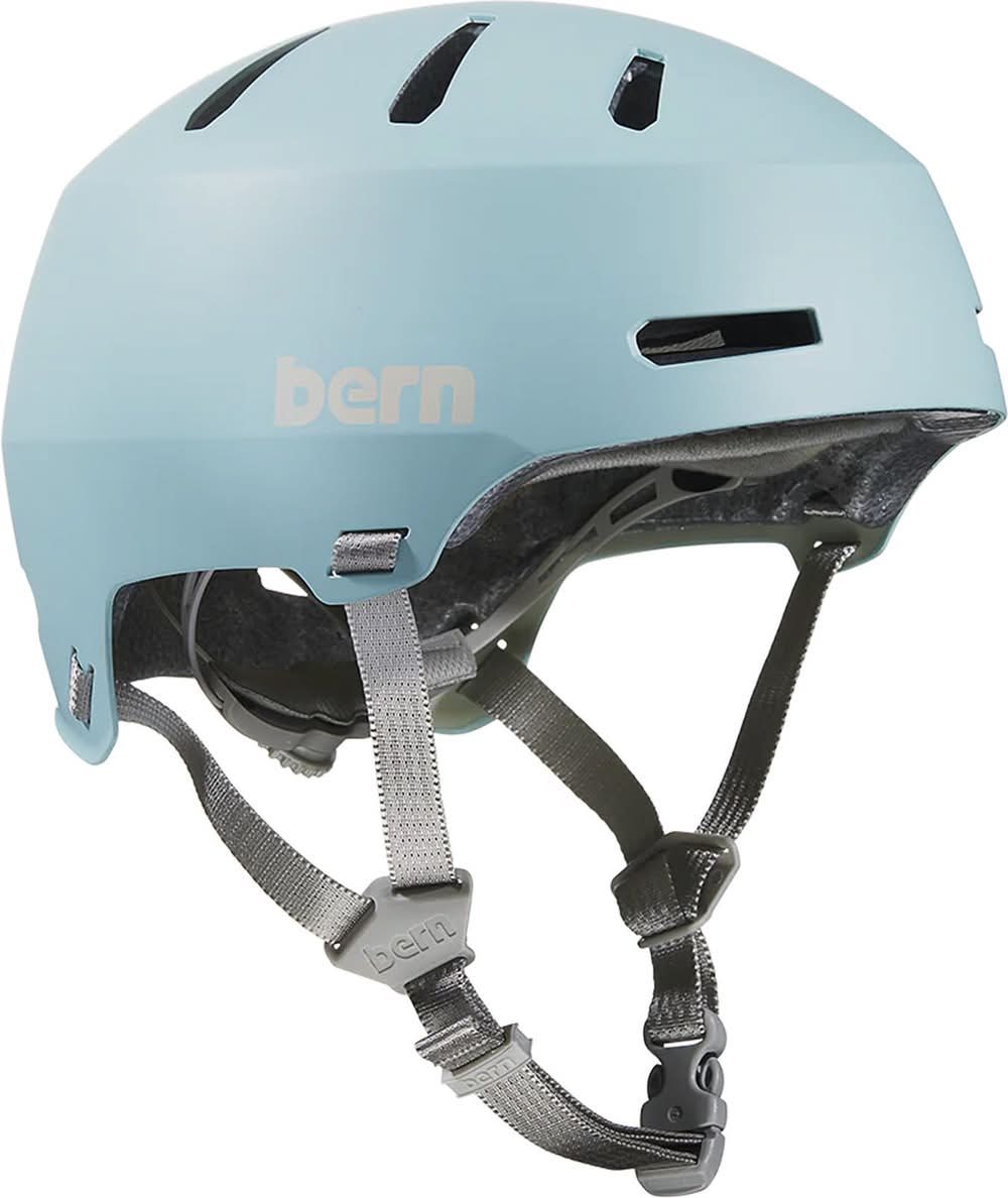 Bern Youth Macon 2.0 Jr. Bike Helmet (Matte Sky, One Size)