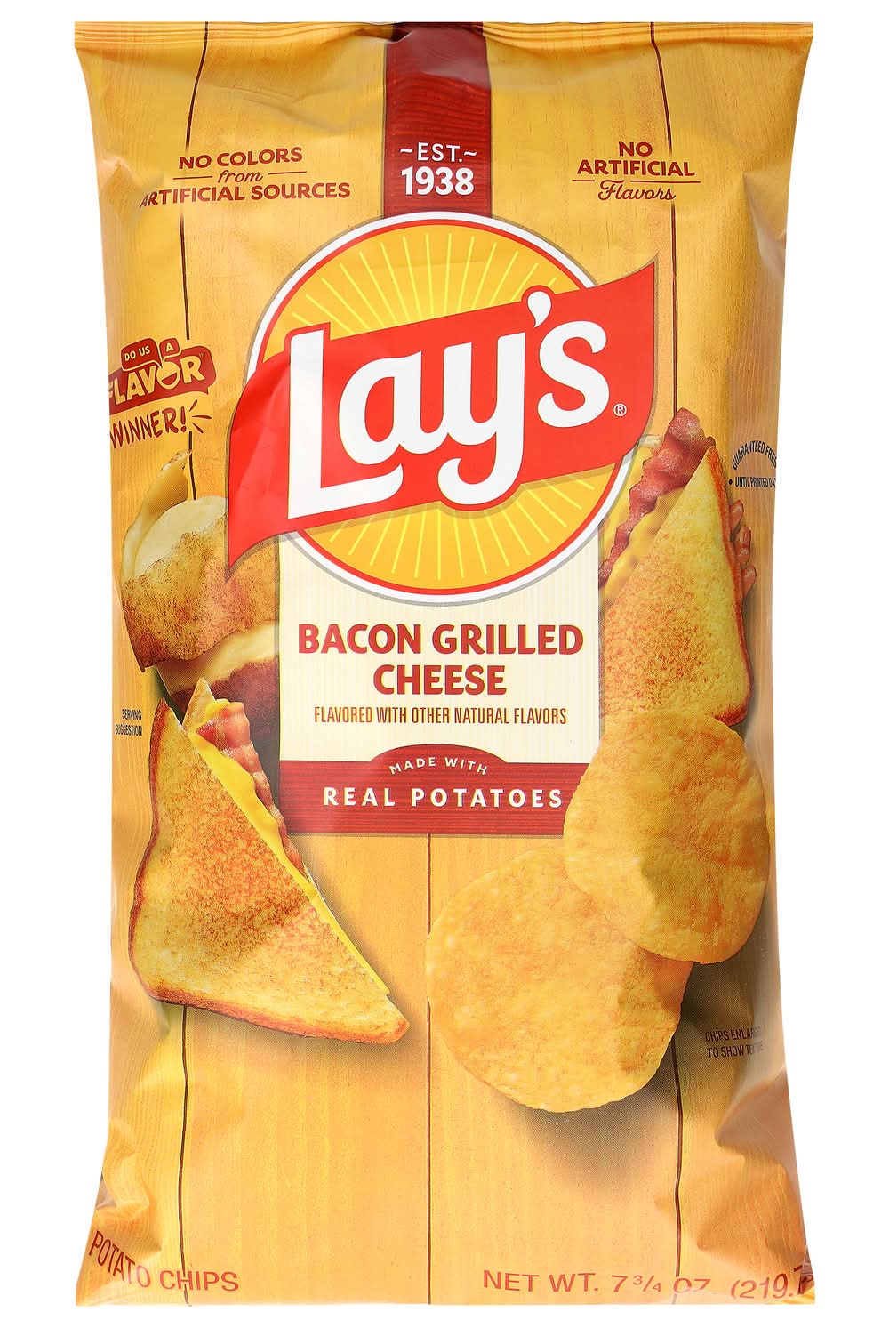 Lay's Potato Chips, Bacon Grilled Cheese (7.75 oz)