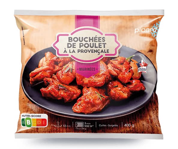 Bouchées de poulet à la provençale, 12 à 18 pièces