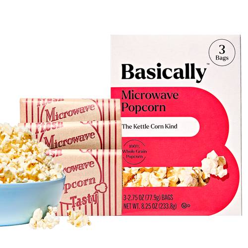 Basically Amazing Microwave Kettle Popcorn (8.6 oz)